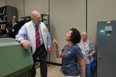 Apollo 50th Anniversary - Apollo 11 Flight Controllers Reunion in MOCR.  Photo Date: July 20, 2019.  Location: Building 30 - Apollo MOCR.  Photographers: Robert Markowitz & Bill Stafford.