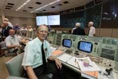 Apollo 50th Anniversary - Apollo 11 Flight Controllers Reunion in MOCR.  Photo Date: July 20, 2019.  Location: Building 30 - Apollo MOCR.  Photographers: Robert Markowitz & Bill Stafford.