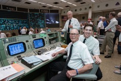 Apollo 50th Anniversary - Apollo 11 Flight Controllers Reunion in MOCR.  Photo Date: July 20, 2019.  Location: Building 30 - Apollo MOCR.  Photographers: Robert Markowitz & Bill Stafford.