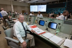 Apollo 50th Anniversary - Apollo 11 Flight Controllers Reunion in MOCR.  Photo Date: July 20, 2019.  Location: Building 30 - Apollo MOCR.  Photographers: Robert Markowitz & Bill Stafford.