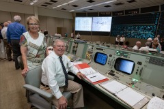 Apollo 50th Anniversary - Apollo 11 Flight Controllers Reunion in MOCR.  Photo Date: July 20, 2019.  Location: Building 30 - Apollo MOCR.  Photographers: Robert Markowitz & Bill Stafford.