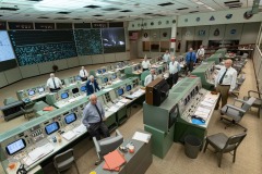 Apollo 50th Anniversary - Apollo 11 Flight Controllers Reunion in MOCR.  Photo Date: July 20, 2019.  Location: Building 30 - Apollo MOCR.  Photographers: Robert Markowitz & Bill Stafford.