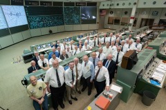 Apollo 50th Anniversary - Apollo 11 Flight Controllers Reunion in MOCR.  Photo Date: July 20, 2019.  Location: Building 30 - Apollo MOCR.  Photographers: Robert Markowitz & Bill Stafford.