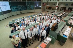 Apollo 50th Anniversary - Apollo 11 Flight Controllers Reunion in MOCR.  Photo Date: July 20, 2019.  Location: Building 30 - Apollo MOCR.  Photographers: Robert Markowitz & Bill Stafford.